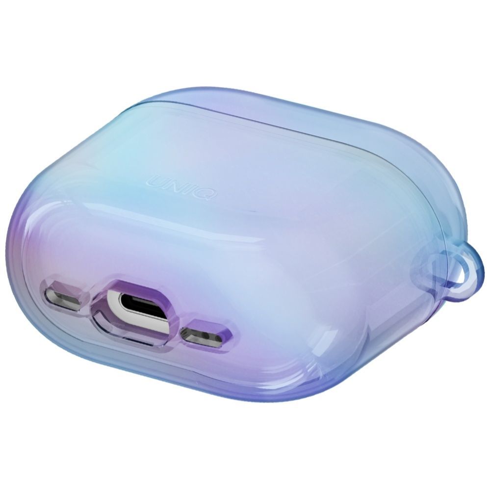 Citas preces UNIQ Uniq Iridescia case for AirPods 4 Hang Case - holo blue