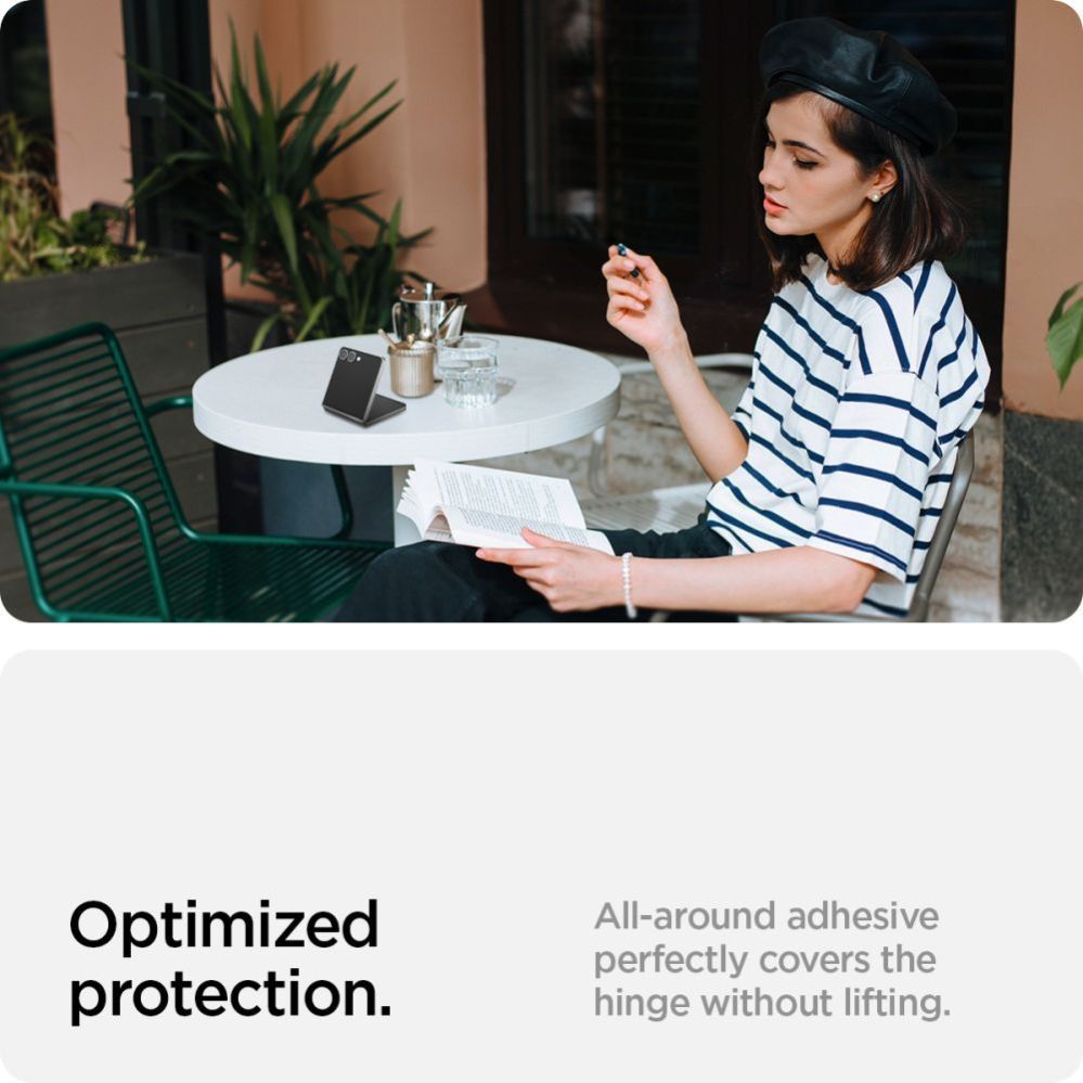 Citas preces Spigen Spigen Glas.TR EZ Fit HD Tempered Glass 2-pack for Samsung Galaxy Z Flip 7 - Transparent