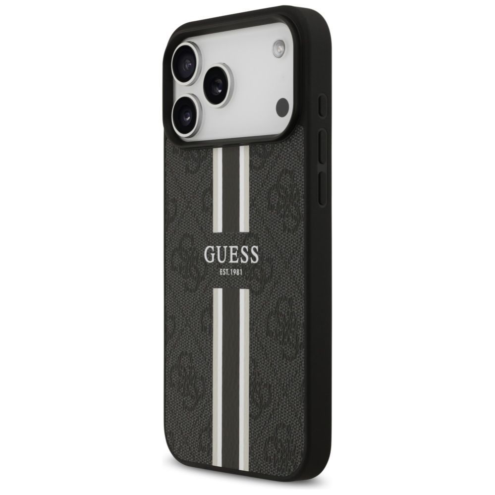 Muud kaubad Guess Guess 4G Printed Stripes MagSafe case for iPhone 17 Pro Max - black