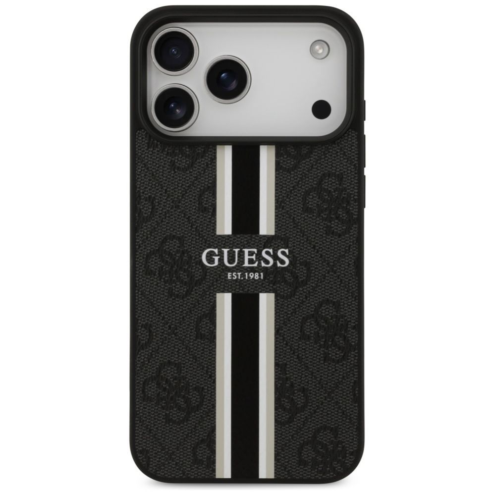 Muud kaubad Guess Guess 4G Printed Stripes MagSafe case for iPhone 17 Pro Max - black