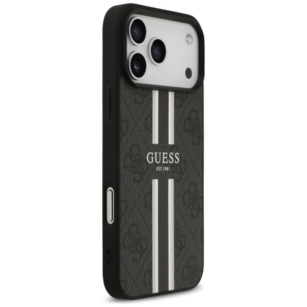Muud kaubad Guess Guess 4G Printed Stripes MagSafe case for iPhone 17 Pro Max - black