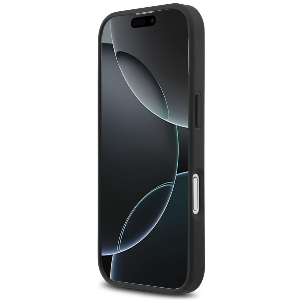 Citas preces Mercedes-Benz Mercedes Leather Laurel Leaves Stripes MagSafe Case for iPhone 17 - Black