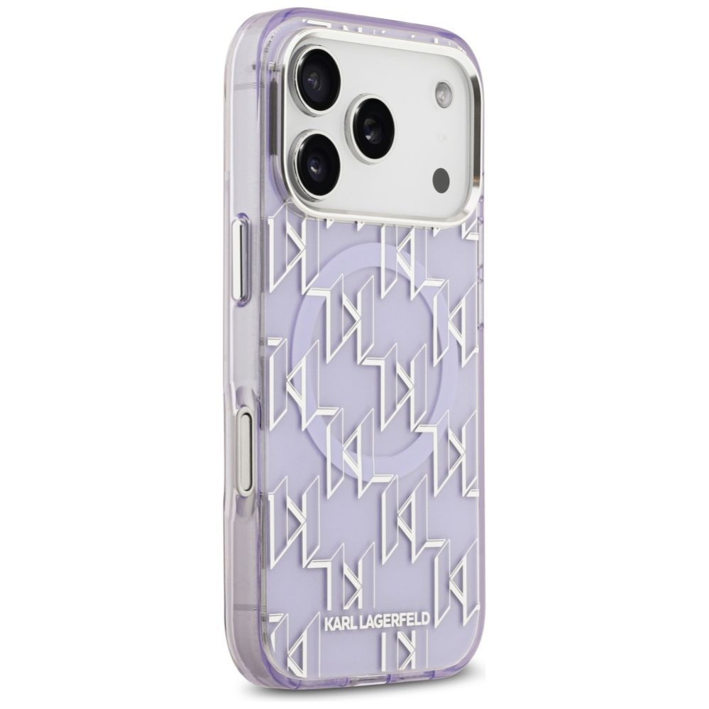 Kitos prekės Karl Lagerfeld Karl Lagerfeld IML KL Monogram MagSafe Case for iPhone 17 Pro Max - Purple