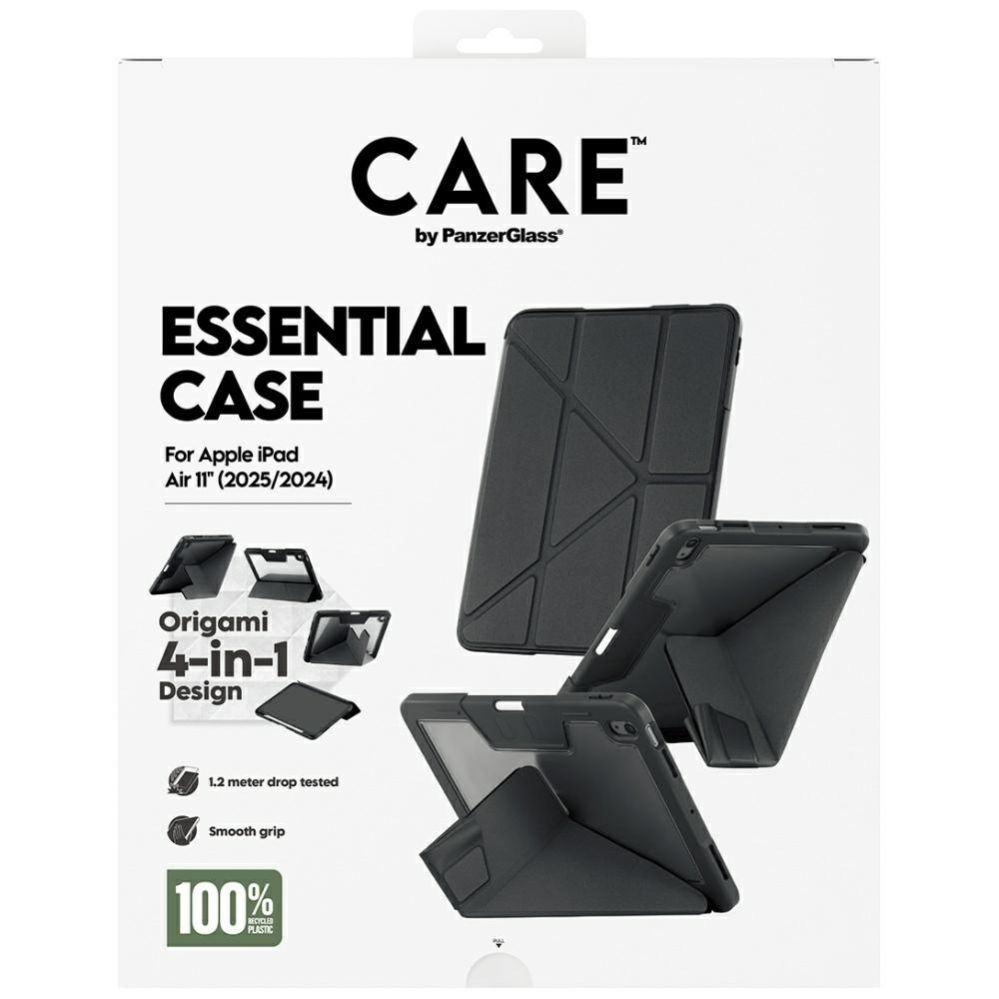 Kitos prekės Panzer Glass Care by PanzerGlass Y fold case for iPad Air 11" 2025 (7th gen.) / iPad Air 11" 2024 (6th gen.) - black