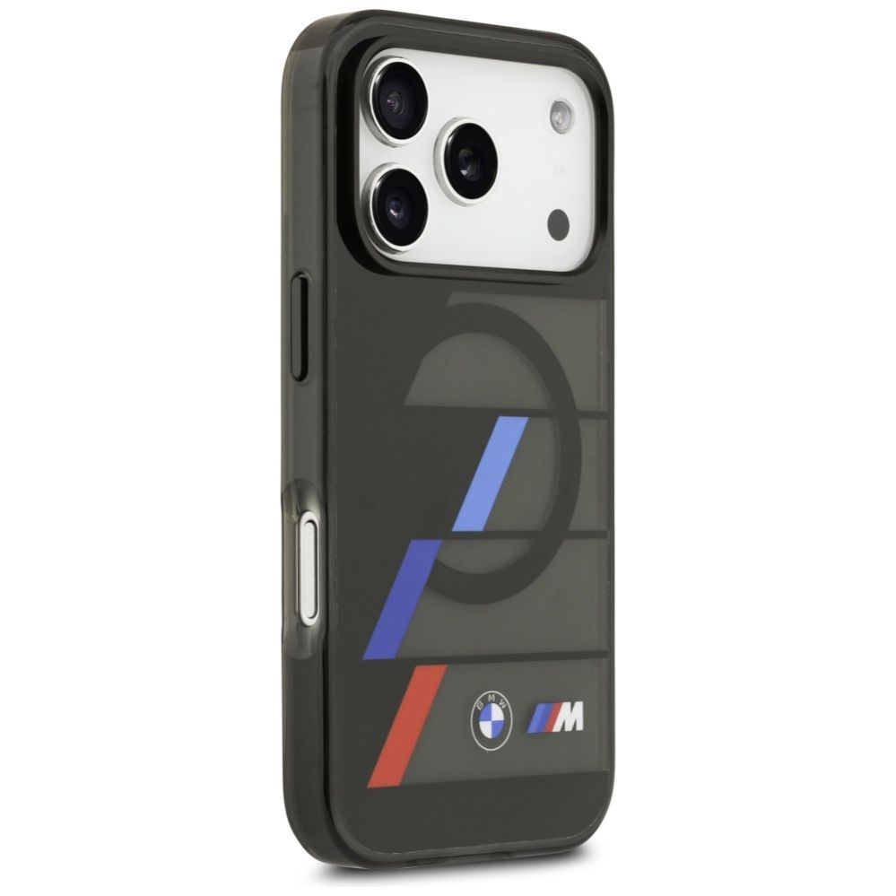 Other goods BMW BMW M IML Metal Buttons Tricolor Lines MagSafe Case for iPhone 17 Pro Max - Black