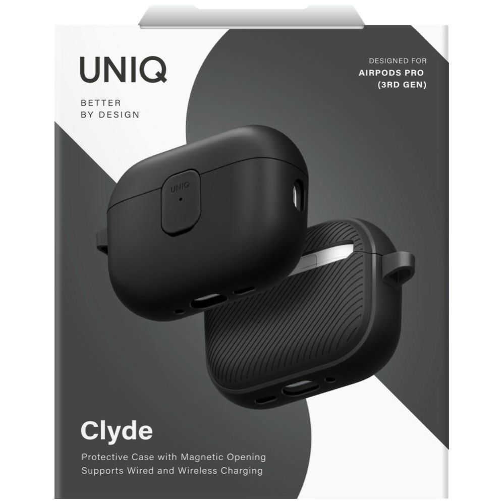 Citas preces UNIQ Uniq Clyde Case for AirPods Pro 3 - Black and Gray