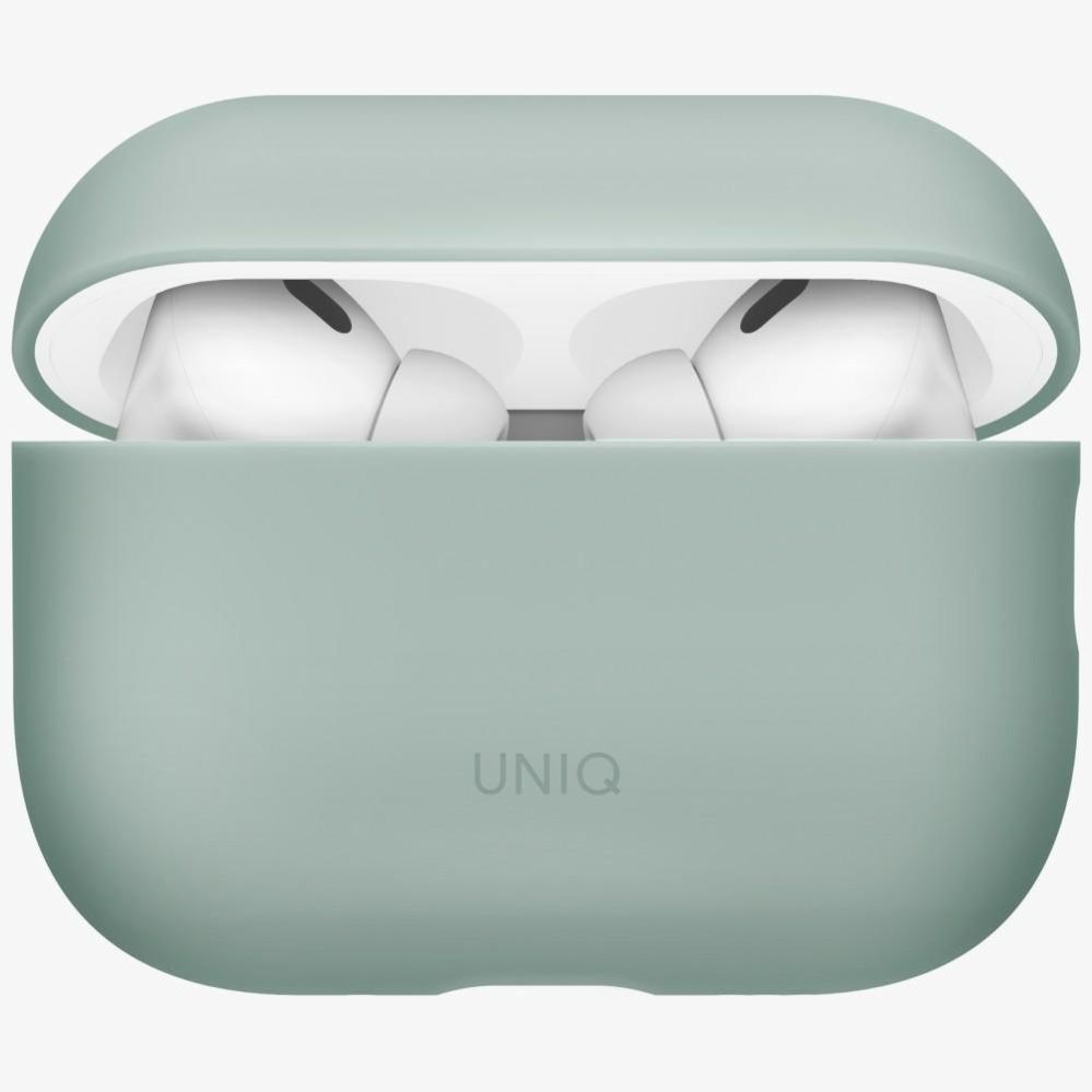 Citas preces UNIQ Uniq Lino Silicone Case for AirPods Pro 3 - Green