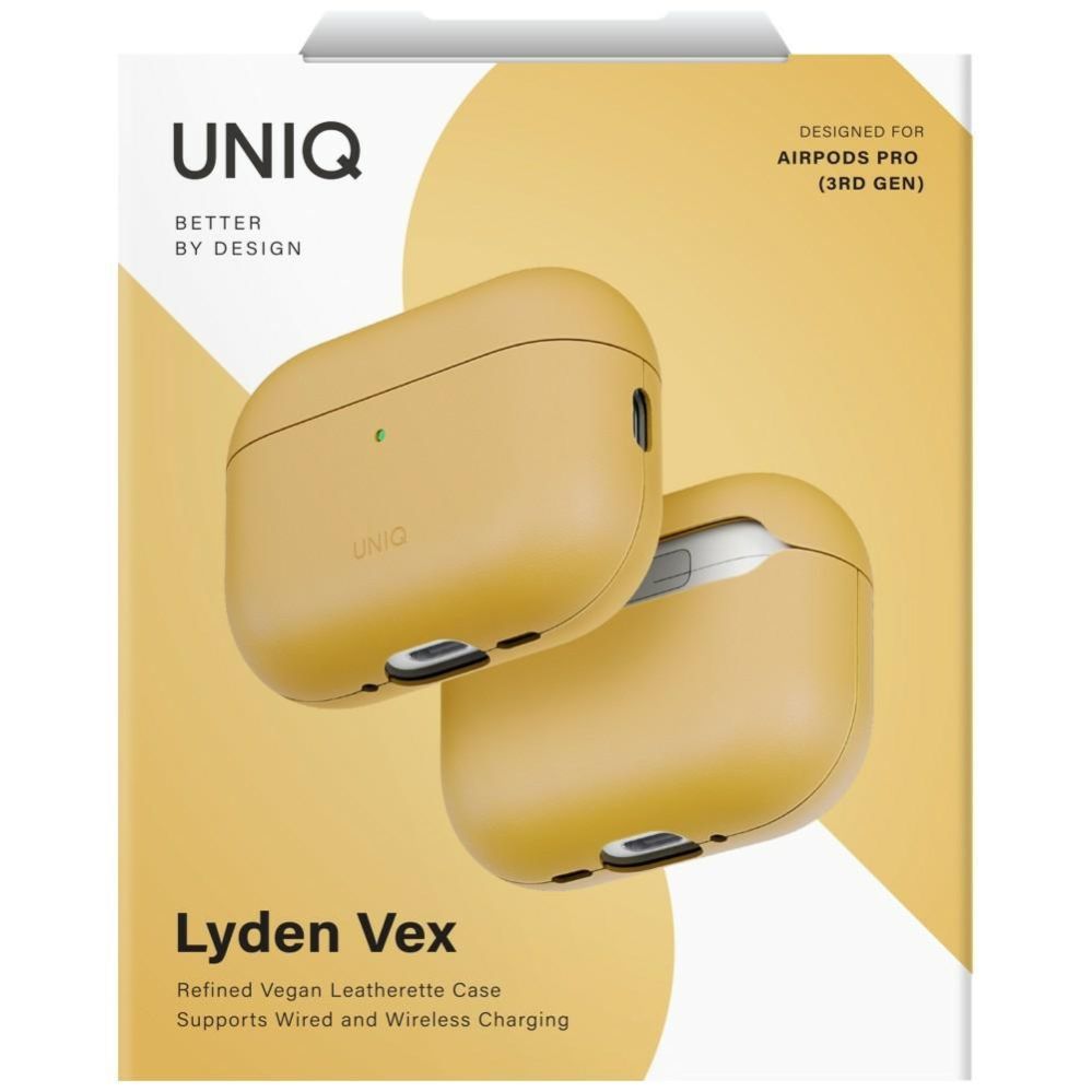 Citas preces UNIQ Uniq Lyden Vex Case for AirPods Pro 3 - Yellow