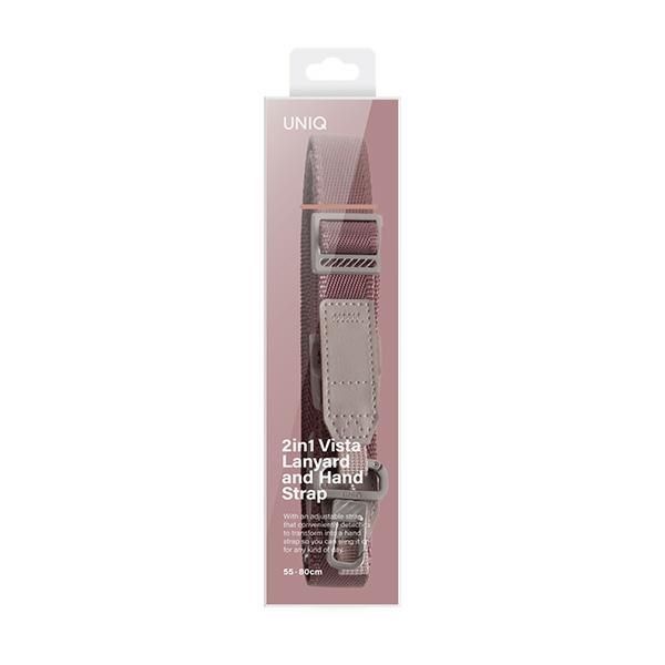 Muud kaubad UNIQ Uniq Vista universal 2-in-1 phone lanyard - pink