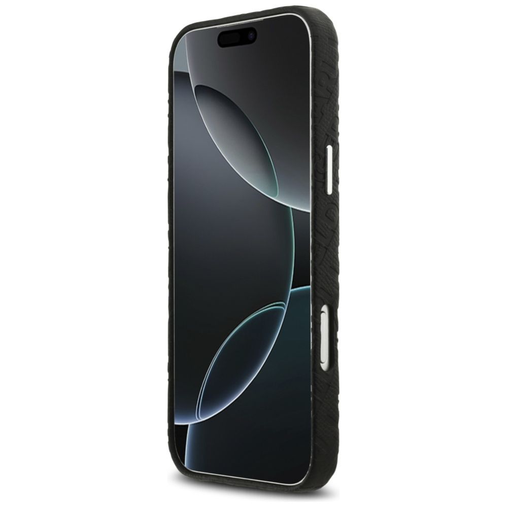 Kitos prekės Karl Lagerfeld Karl Lagerfeld FW Stamped Karl MagSafe Case for iPhone 17 Pro Max - Black