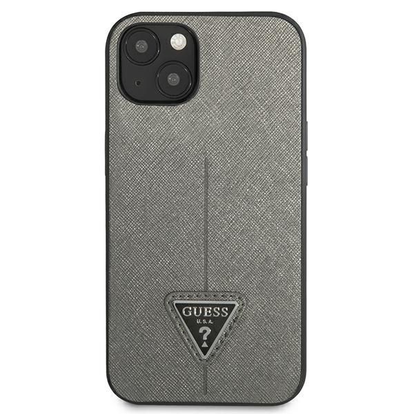 Other goods Guess Guess SaffianoTriangle Logo case for iPhone 13 / 14 / 15 6.1" - silver