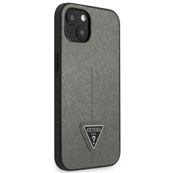 Other goods Guess Guess SaffianoTriangle Logo case for iPhone 13 / 14 / 15 6.1" - silver