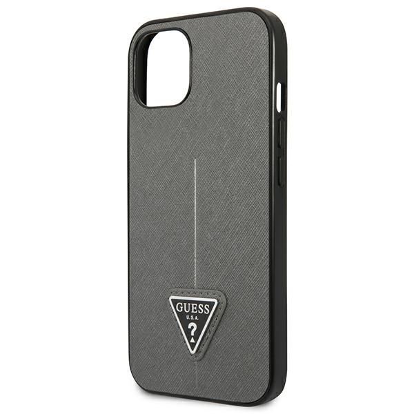 Other goods Guess Guess SaffianoTriangle Logo case for iPhone 13 / 14 / 15 6.1" - silver