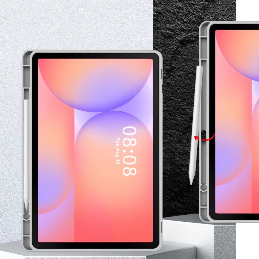 Other goods Tech-Protect Tech-Protect SmartCase Pen Case for Samsung Galaxy Tab S9 11.0 / S9 FE / S10 FE / S10 Lite 10.9 X710 / X716B / X510 / X516B / X520 / X526 / X400 / X406B - Gray