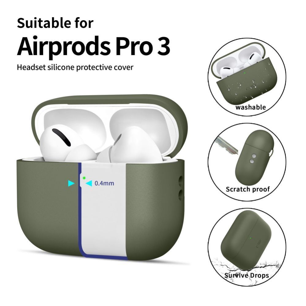 Other goods Tech-Protect Tech-Protect Silicone Case for AirPods Pro 3 - Green