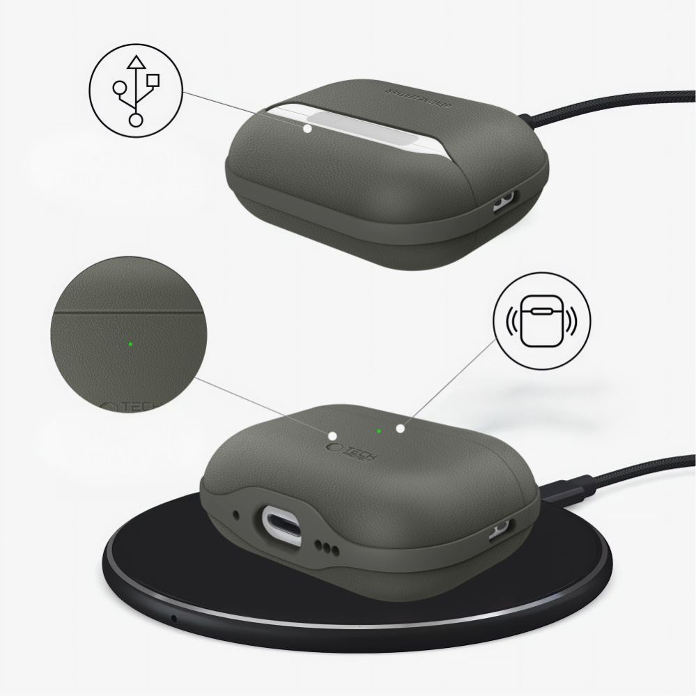 Other goods Tech-Protect Tech-Protect NaturalFit Case for AirPods Pro 3 - Green