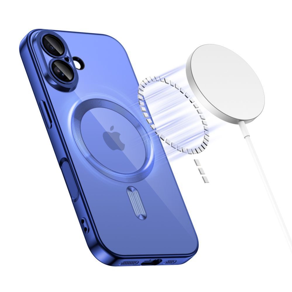 Other goods Tech-Protect Tech-Protect MagFlex MagSafe Case for iPhone 17 - Clear Navy Blue