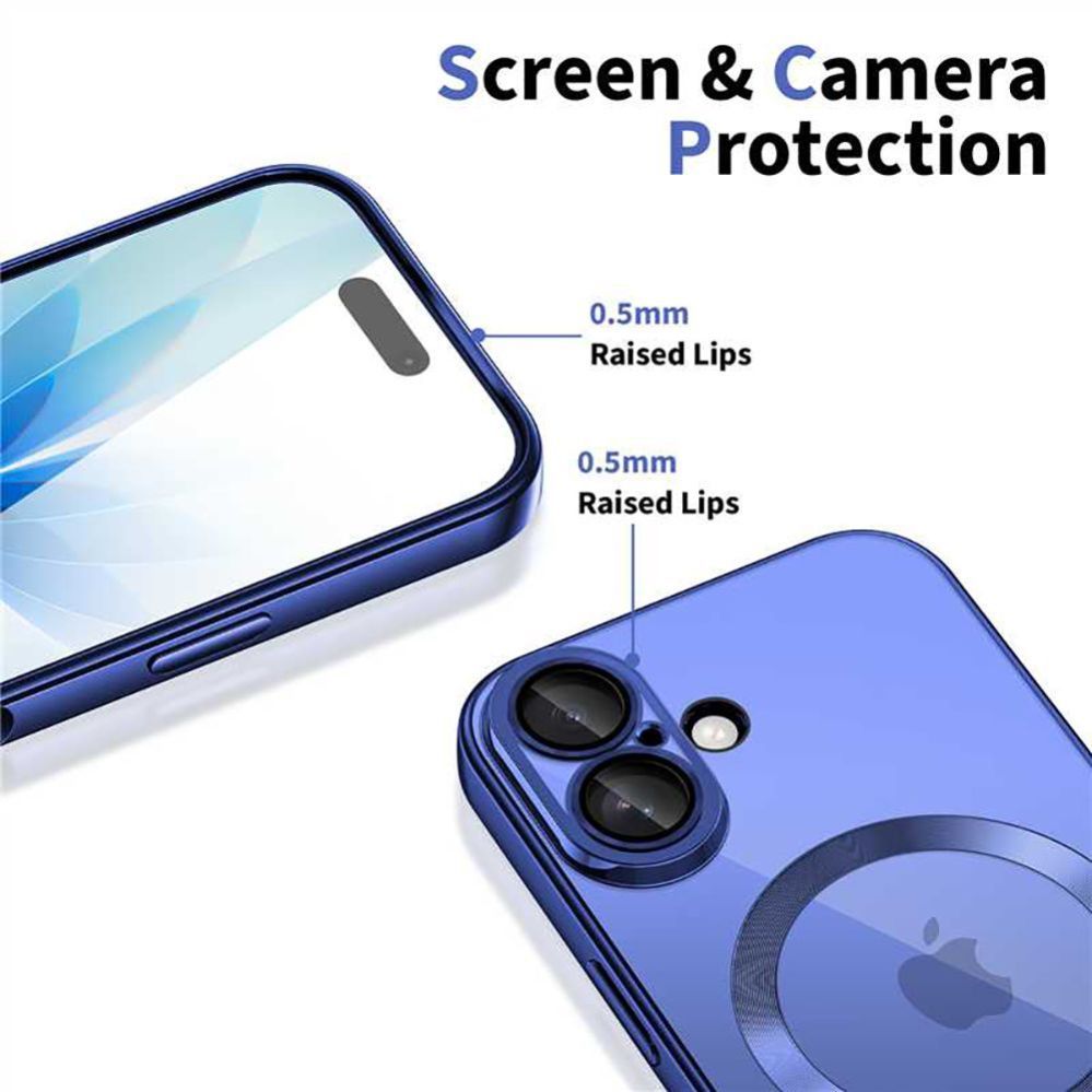 Other goods Tech-Protect Tech-Protect MagFlex MagSafe Case for iPhone 17 - Clear Navy Blue