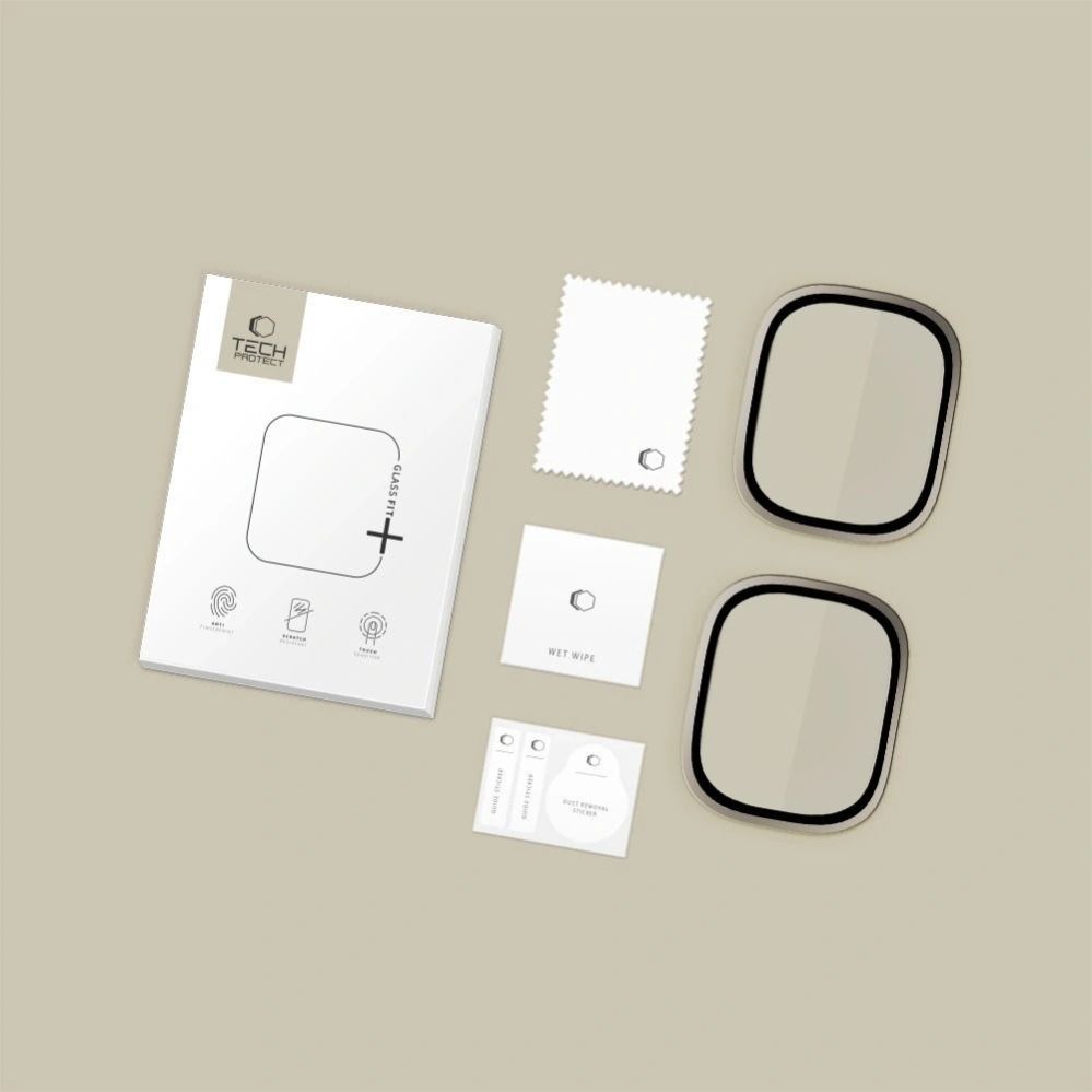 Other goods Tech-Protect Tech-Protect 2-pack tempered glass for Apple Watch Ultra 49mm - silver and black
