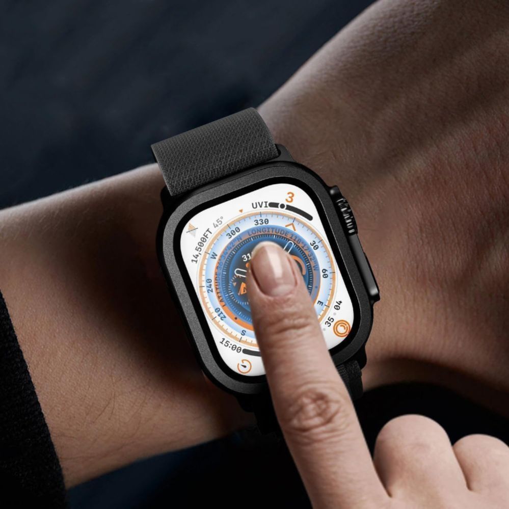 Other goods Tech-Protect Tech-Protect 2-pack tempered glass for Apple Watch Ultra 49mm - black