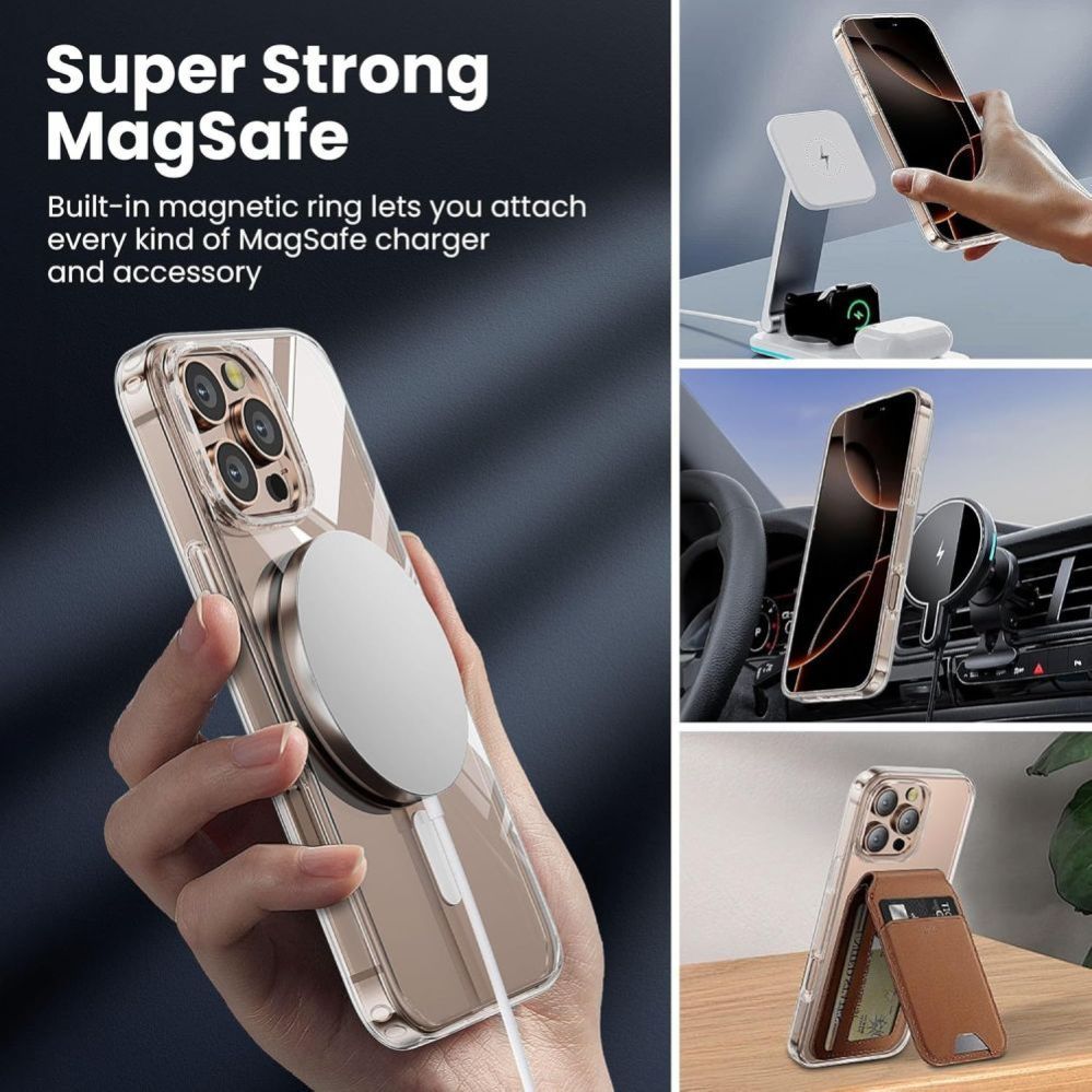 Kitos prekės Tech-Protect TP Flex MagSafe Case for iPhone 16 Pro - Clear