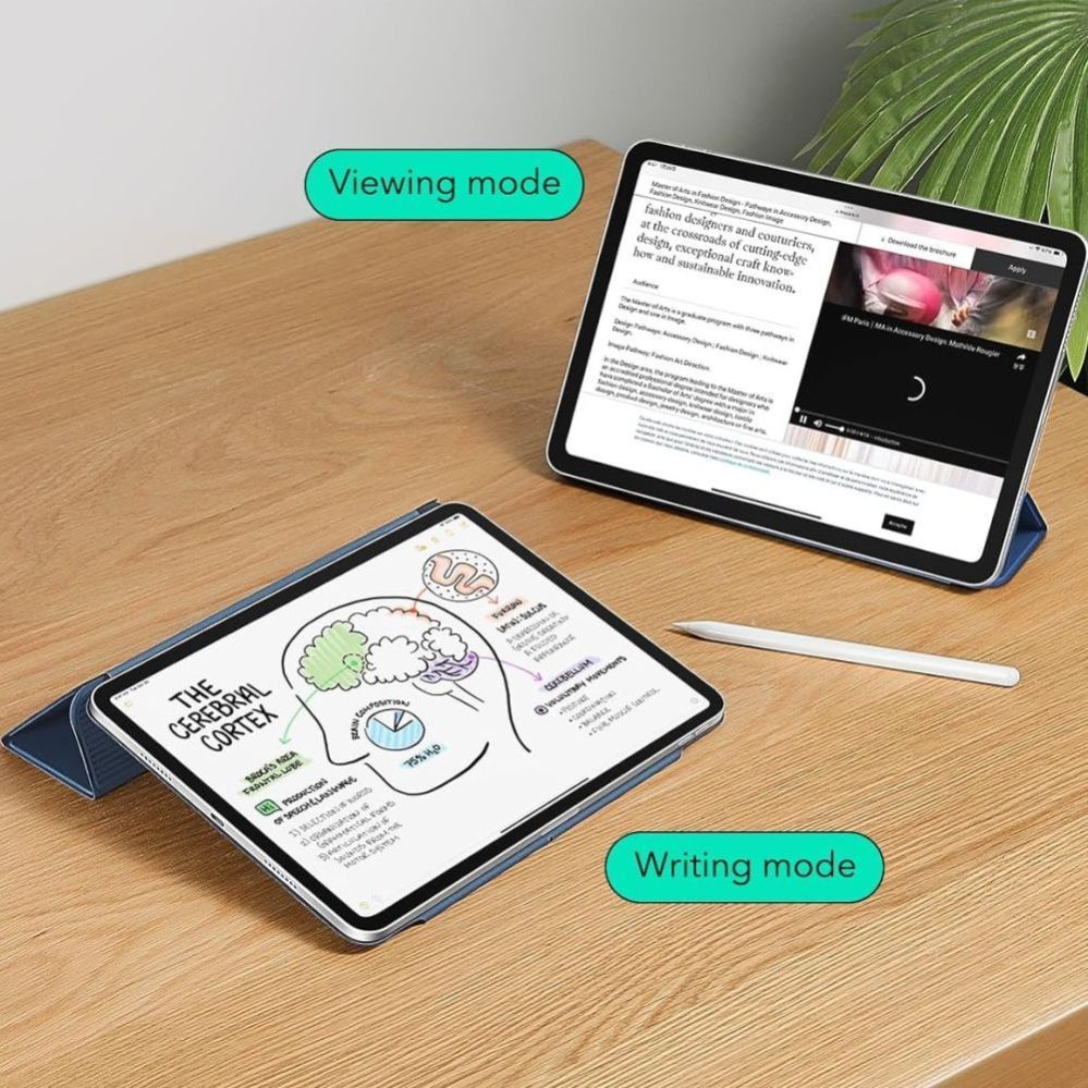 Kitos prekės ESR ESR Rebound Magnetic Case for iPad Pro 13” 7 / 8 / 2024-2025 - Navy Blue