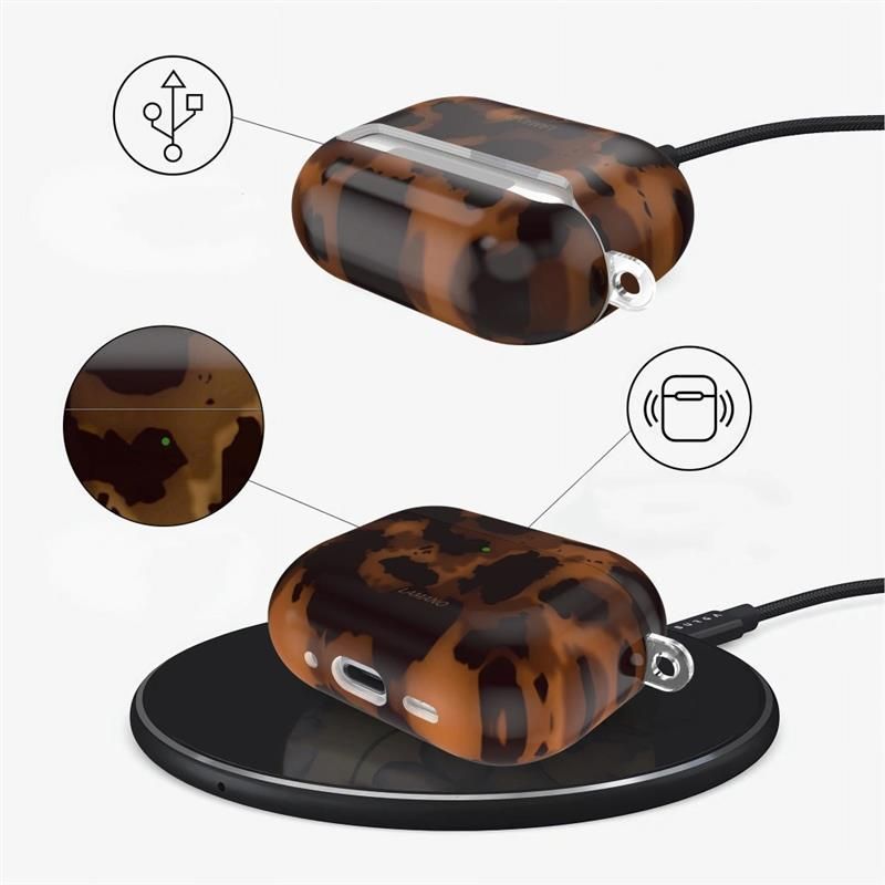 Other goods Tech-Protect Tech-Protect Lamano case for AirPods Pro 3 - black and brown