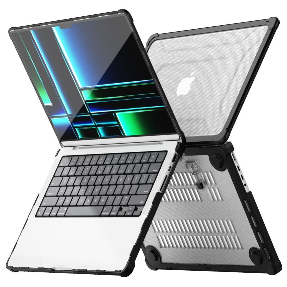 Other goods Tech-Protect Tech-Protect SmartShell Pro case for Macbook Pro 14 M1 / M2 / M3 / M4 / M5 2021-2025 - black and transparent