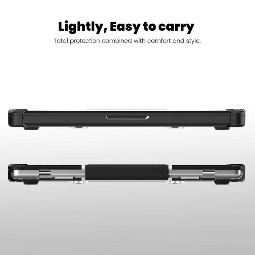 Other goods Tech-Protect Tech-Protect SmartShell Pro case for Macbook Pro 14 M1 / M2 / M3 / M4 / M5 2021-2025 - black and transparent