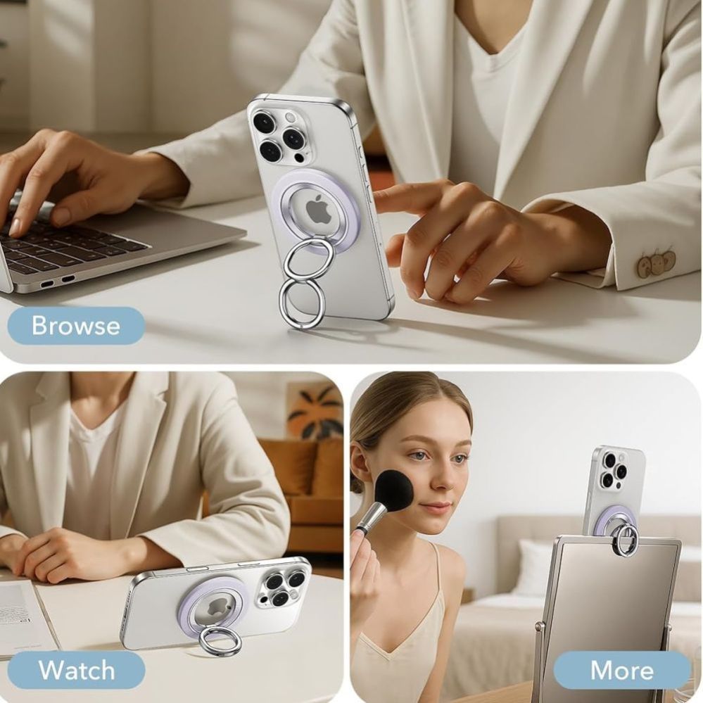 Citas preces ESR ESR Magnetic HaloLock MagSafe Phone Holder - Purple