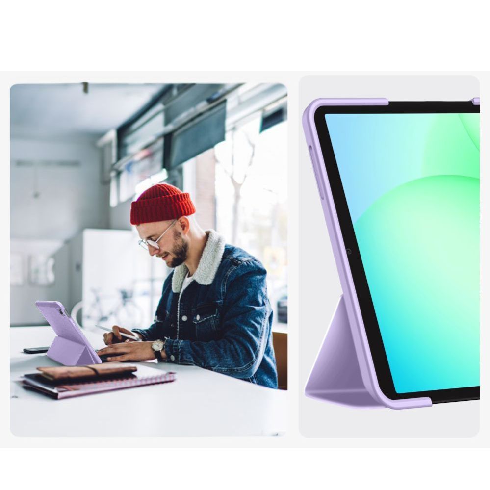 Muud kaubad Tech-Protect TechProtect SmartCase for Samsung Galaxy Tab A9+ / A11+ Plus 11.0 X210 / X215 / X216 / X230 / X235 / X236 - Purple