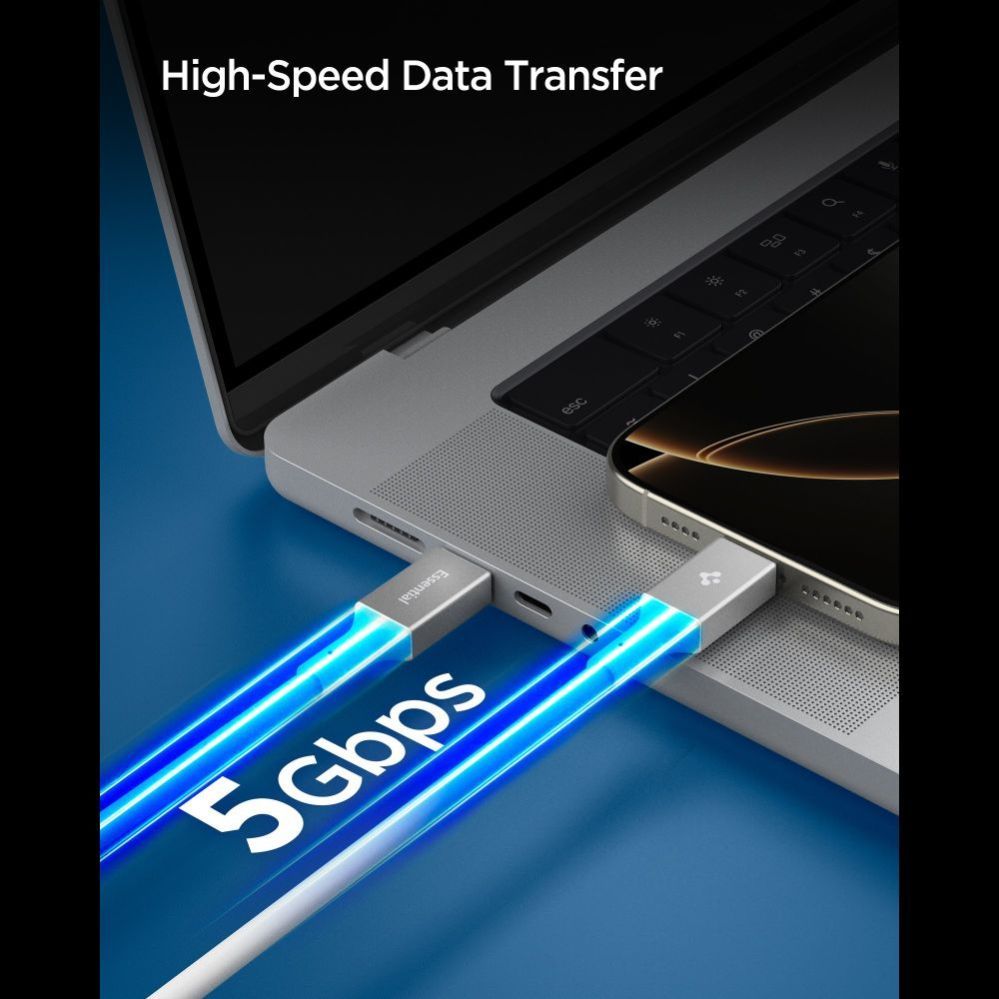 Citas preces Spigen Spigen EB10020CC USB-C Cable 100W 200cm - White