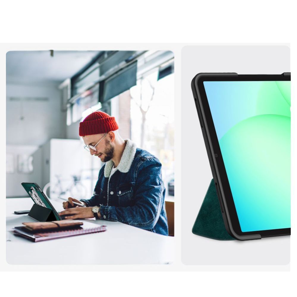 Muud kaubad Tech-Protect TechProtect SmartCase for Samsung Galaxy Tab A9+ / A11+ Plus 11.0 X210 / X215 / X216 / X230 / X235 / X236 - Green