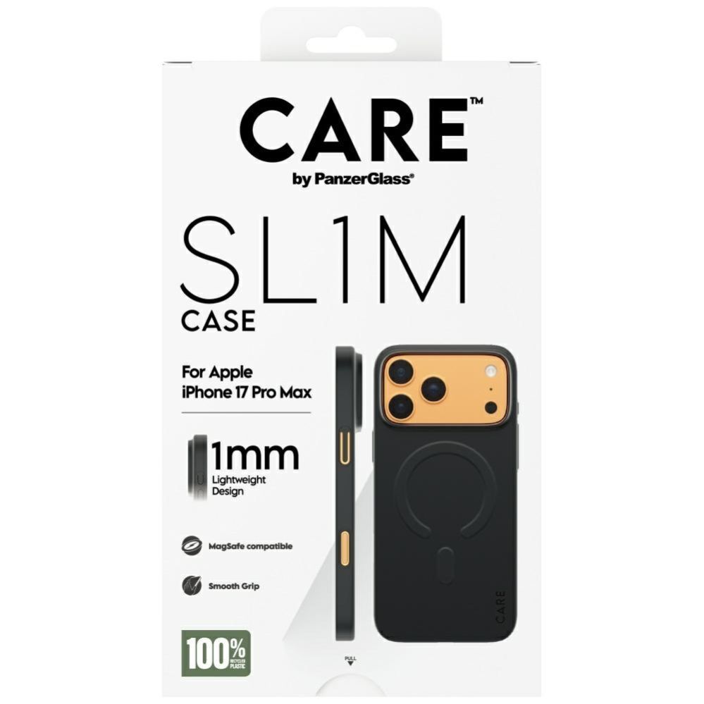 Citas preces Panzer Glass CARE by PanzerGlass SL1M MagSafe Case for iPhone 17 Pro Max - Black