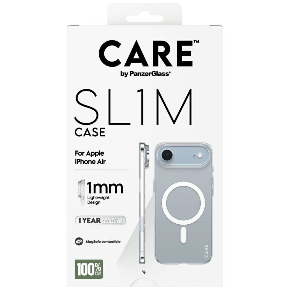 Citas preces Panzer Glass CARE by PanzerGlass SL1M MagSafe Case for iPhone Air - Transparent