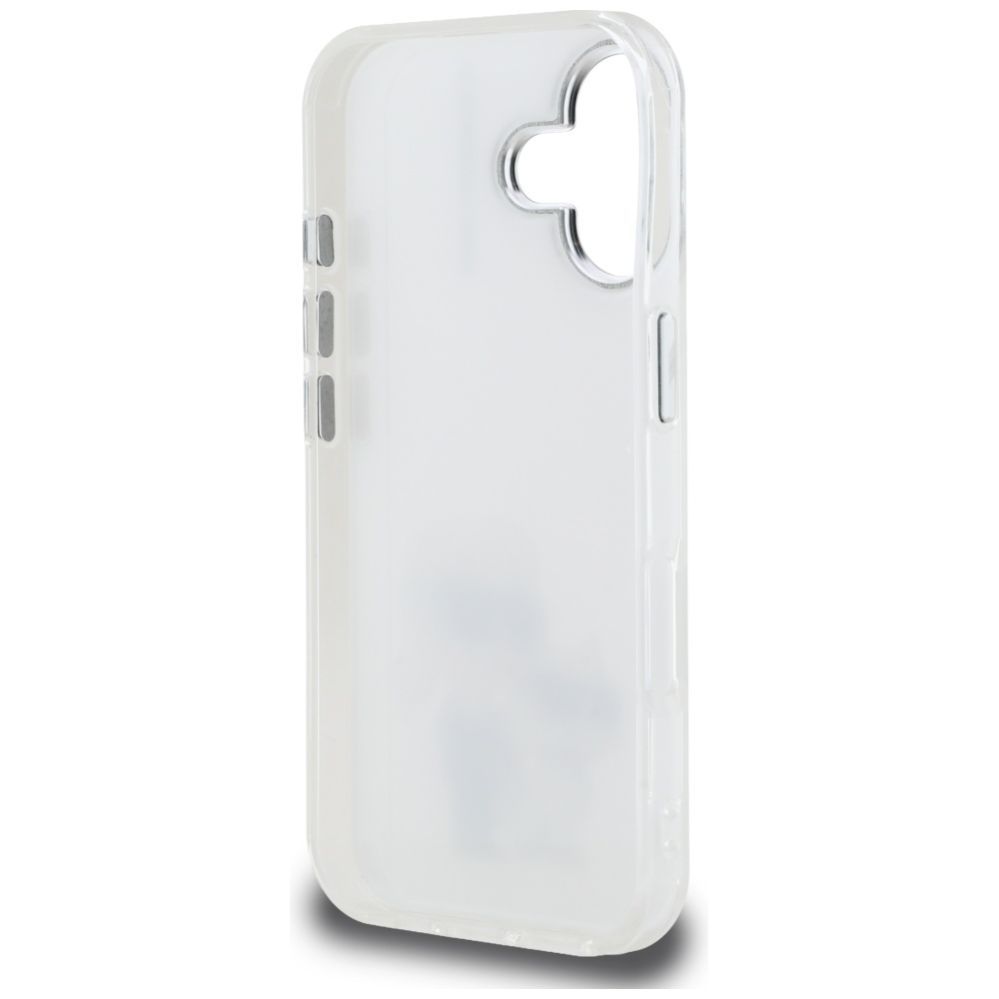 Kitos prekės Karl Lagerfeld Karl Lagerfeld IML Aquarelle Karl & Choupette & Logo iPhone 16 Case - White