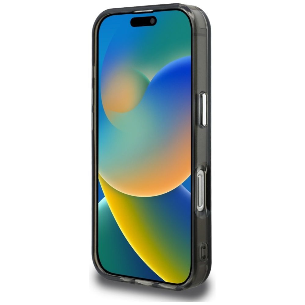 Kitos prekės Karl Lagerfeld Karl Lagerfeld IML Aquarelle Karl & Choupette & Logo iPhone 16 Case - Black