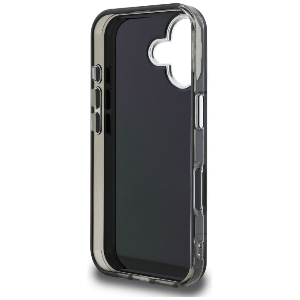 Kitos prekės Karl Lagerfeld Karl Lagerfeld IML Aquarelle Karl & Choupette & Logo iPhone 16 Case - Black