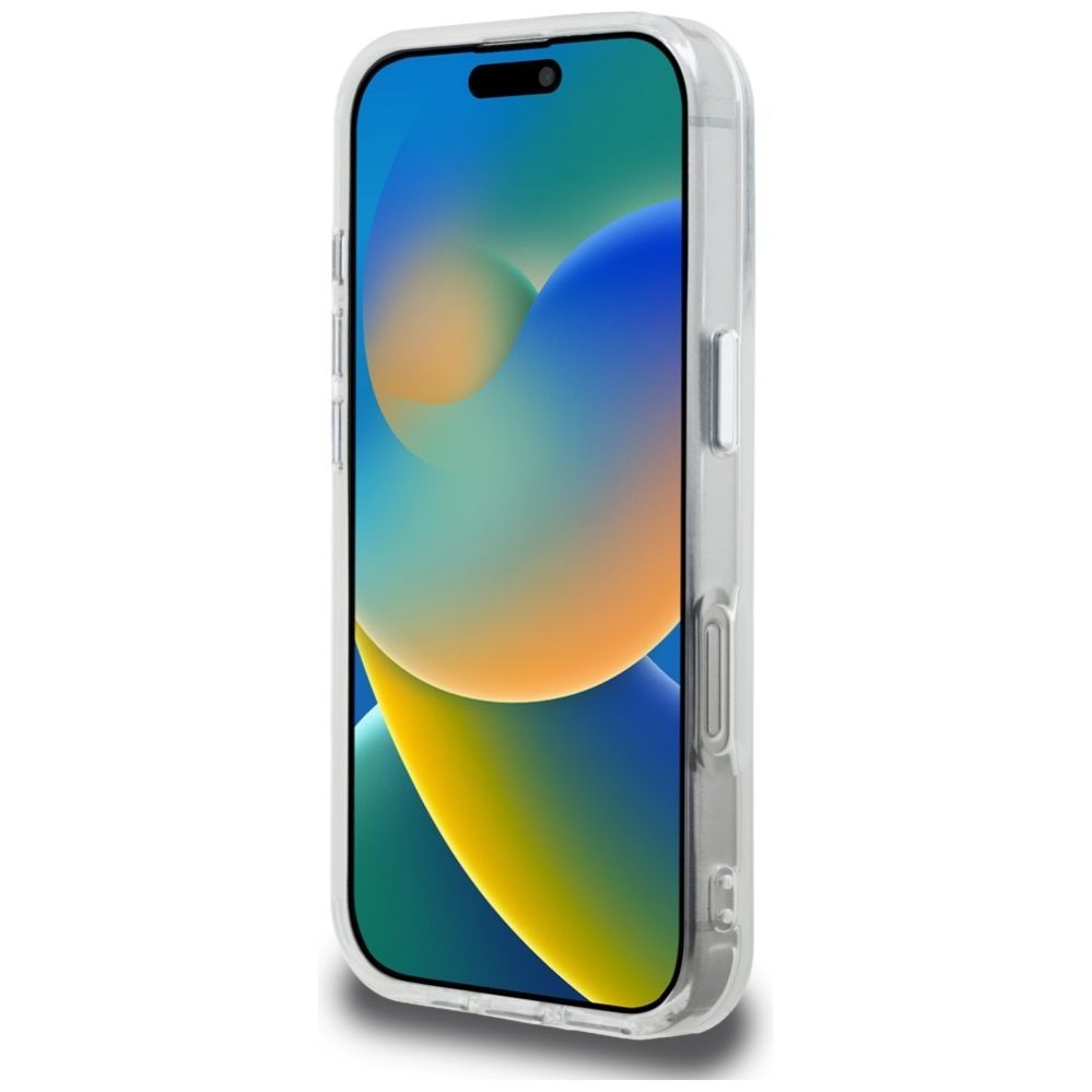 Kitos prekės Karl Lagerfeld Karl Lagerfeld IML Aquarelle Karl & Choupette & Logo Case for iPhone 16 Pro Max - White