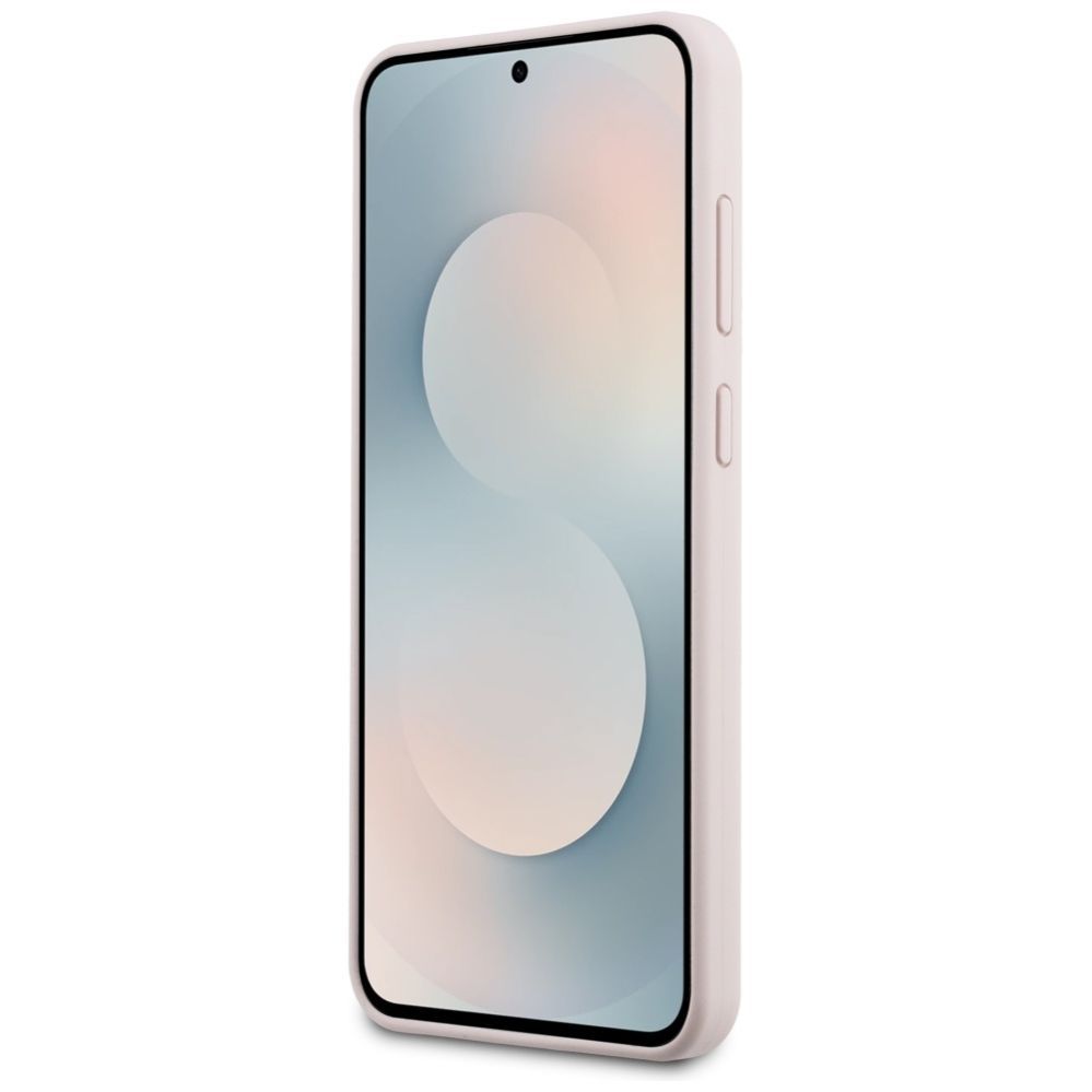 Citas preces Karl Lagerfeld Karl Lagerfeld Silicone Karl & Choupette Heads MagSafe Case for Samsung Galaxy S25 FE - Pink