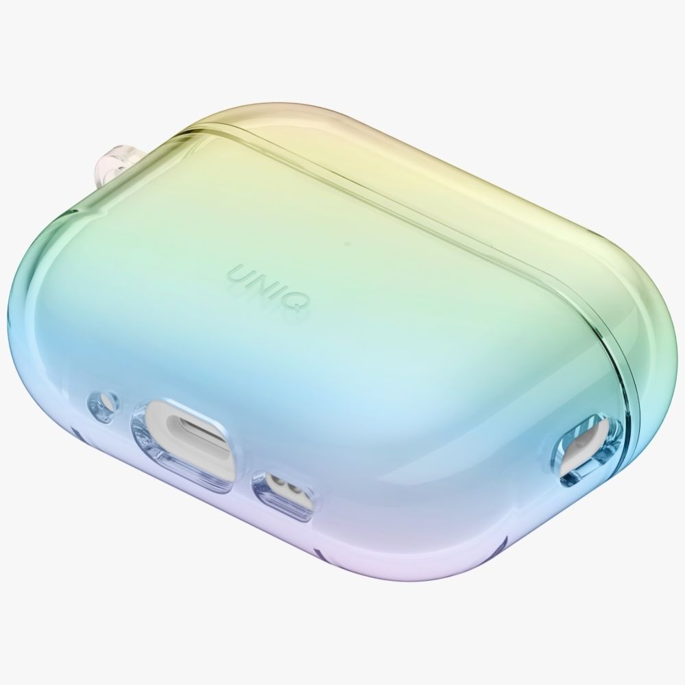 Citas preces UNIQ Uniq Iridescia Hang Case for AirPods Pro 3 - Transparent Multicolor