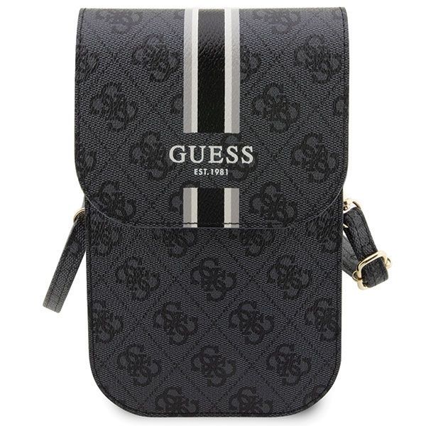 Citas preces Guess Guess 4G Stripe Handbag - Black
