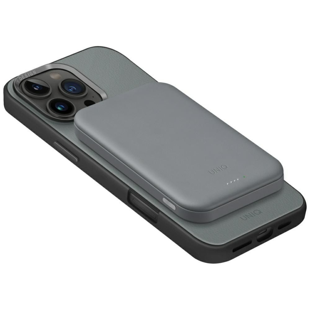Muud kaubad UNIQ Uniq Lyden Lexa Magnetic 5000mAh PD USB-C MagSafe Power Bank - Gray