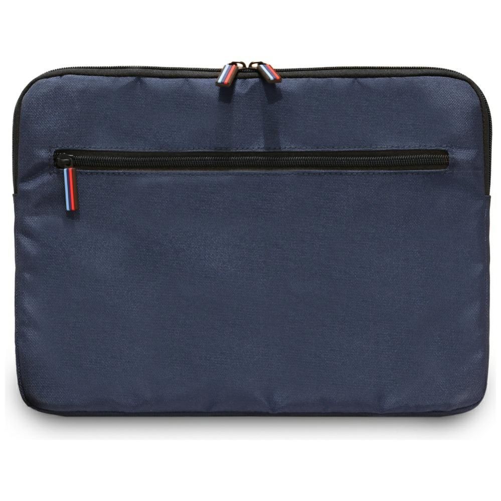Citas preces BMW BMW Nylon Pockets & Metal Logo Sleeve 14" Laptop Bag - Navy Blue