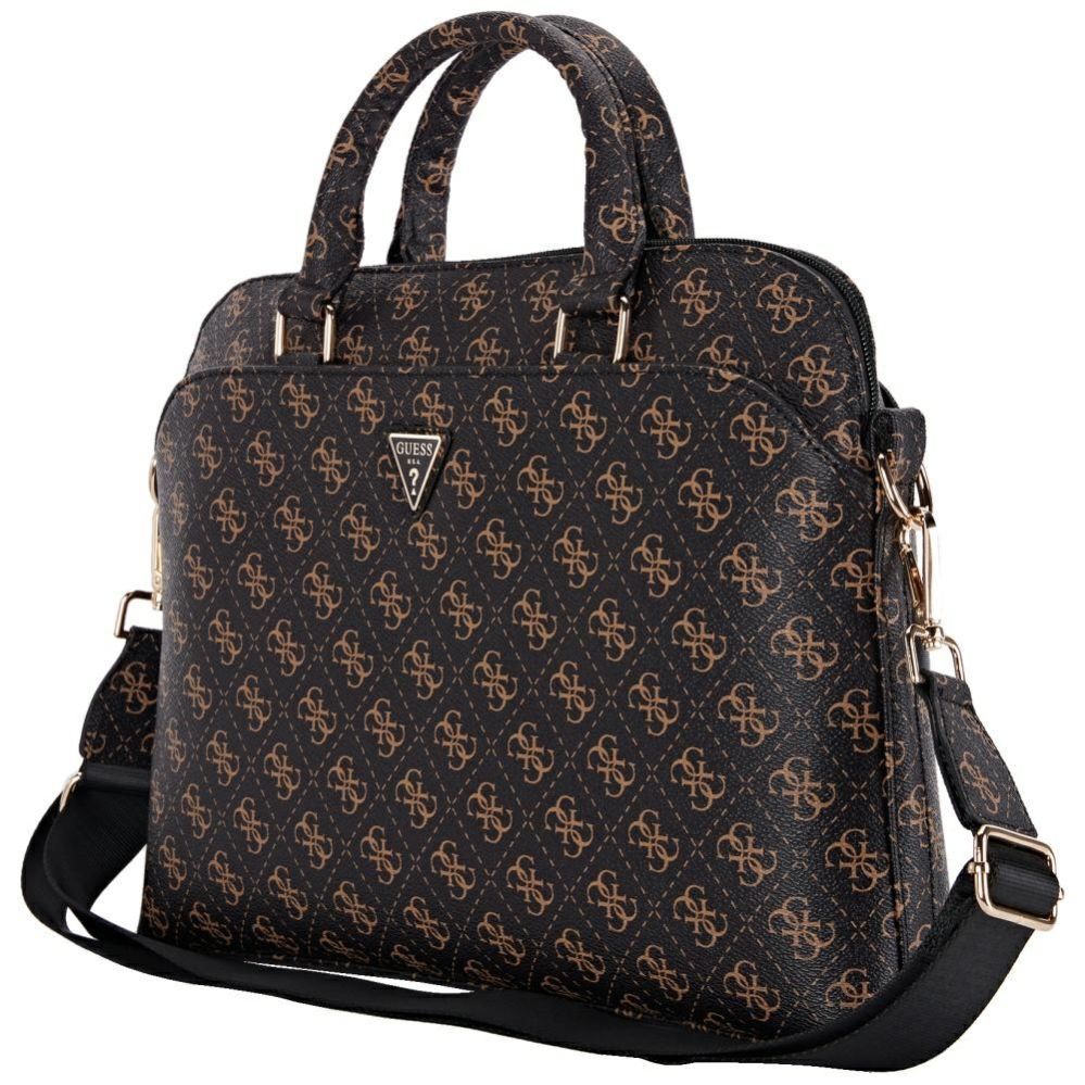 Other goods Guess Guess New 4G Zipper Pocket Triangle Logo 15" Laptop Bag - Black