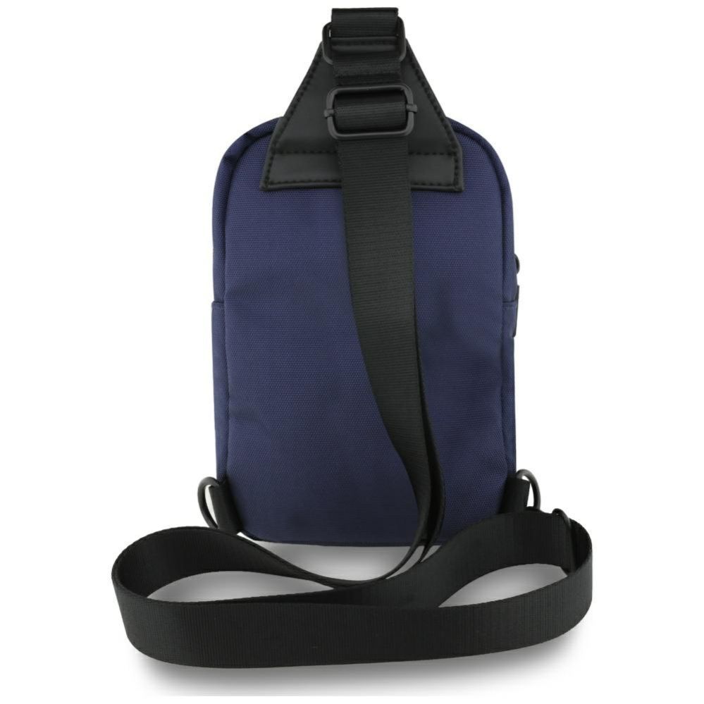 Muud kaubad BMW BMW Nylon Pocket & Metal Logo Crossbody Phone Bag - Navy Blue