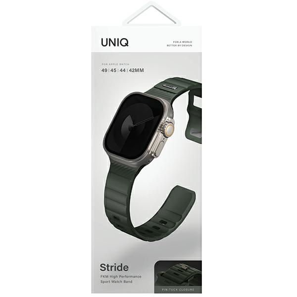 Citas preces UNIQ Uniq Stride Apple Watch Strap 42 / 44 / 45 / 49 mm - Green