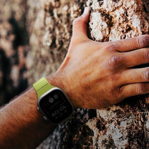 Citas preces UNIQ Uniq Stride Apple Watch Strap 42 / 44 / 45 / 49 mm - Lime