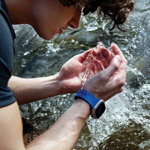 Citas preces UNIQ Uniq Stride Apple Watch Strap 42 / 44 / 45 / 49 mm - Lime