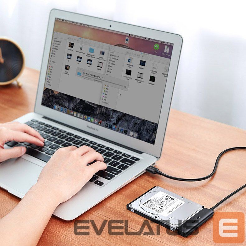 Adaptrid Ugreen Ugreen adapter HDD SSD 2.5'' SATA III 3.0 - USB 3.2 Gen 1 (USB 5 Gbps) black (70609 CM321)